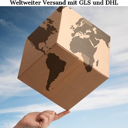 Weltweiter Versand mit GLS und DHL