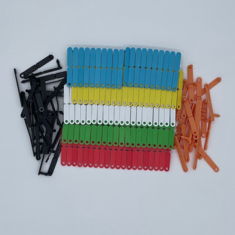 Bild 1 von Twintag oder Rototag Ohrmarken  neutral, 100er Pack  / (Farbe) rot