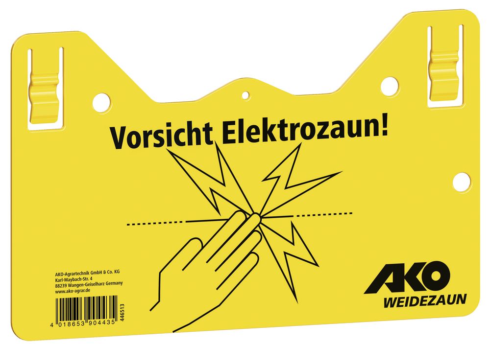 Bild 1 von Warnschild – Vorsicht Elektrozaun!
