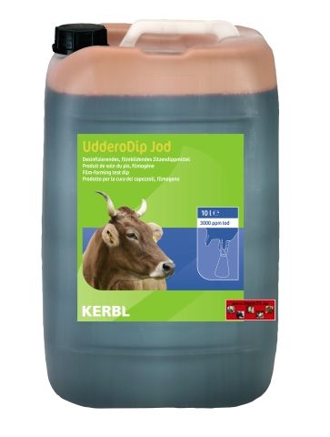 Bild 1 von UdderoDip Jod * Desinfizierendes, filmbildendes Zitzendippmittel auf Jodbasis  / (Inhalt:) 20 Ltr. Kanister