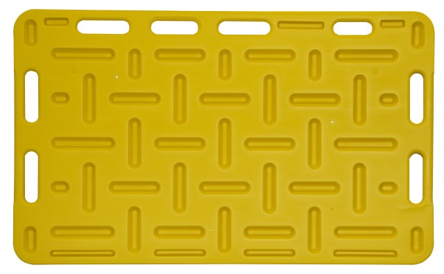 Bild 1 von Schweine-Treibbrett  / (Größe:) 126 xm   x  76 cm / (Farbe:) gelb
