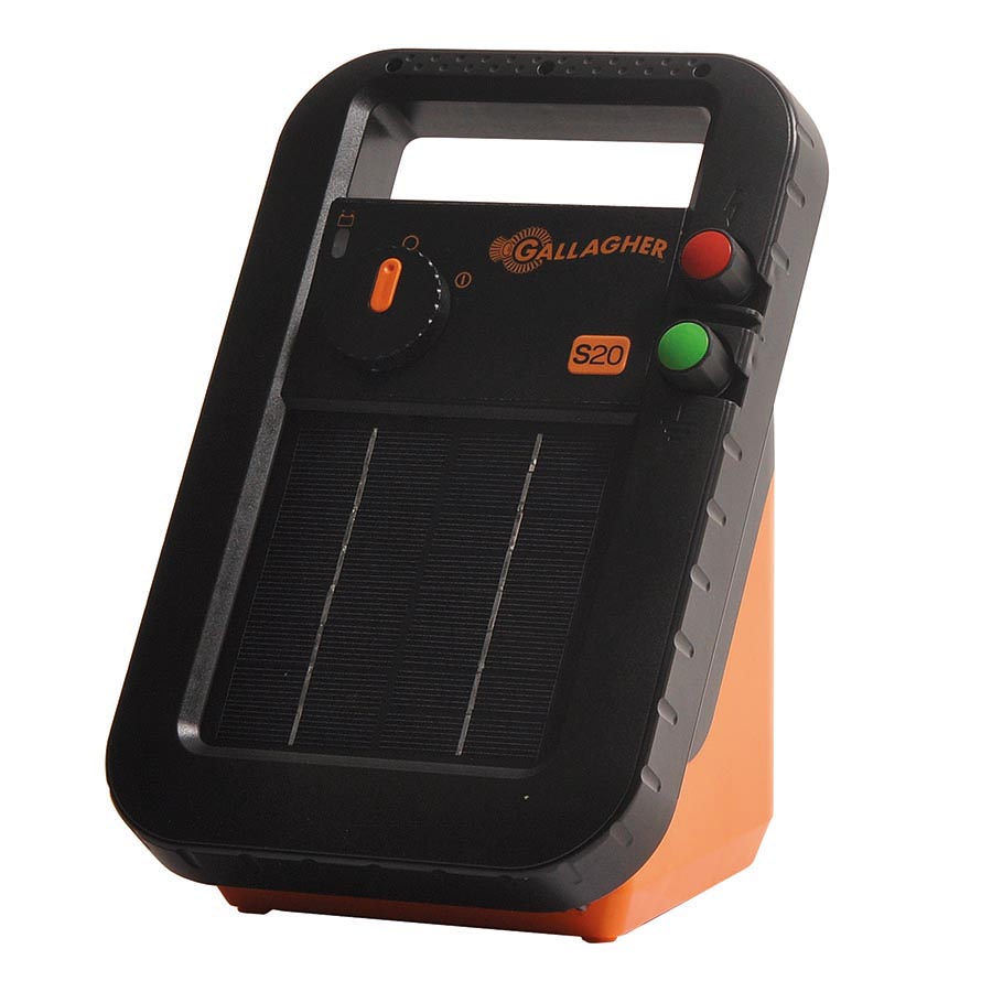 Bild 1 von Gallagher S20 Solar-Weidezaungerät mit Batterie (6 V - 4 Ah)