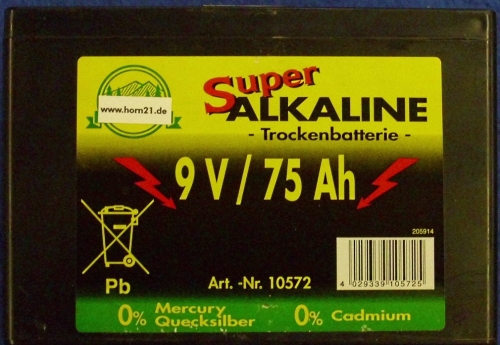 Bild 1 von Weidezaunbatterien  alkalisch