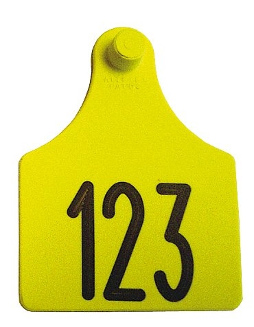 Bild 1 von Allflex-Ohrmarken Gr. 3 Lochteil,  geprägt  / (Nummerierung:) 81 - 100