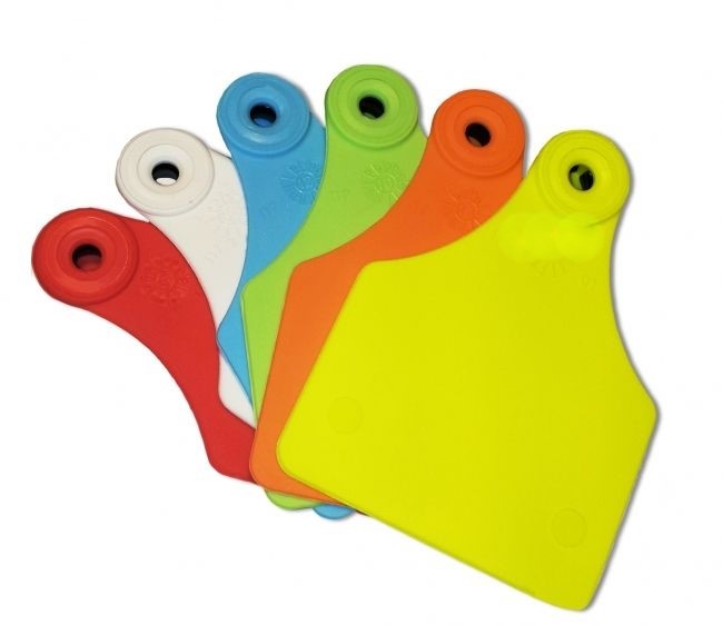 Bild 1 von Allflex-Ohrmarken  Gr.2  Lochteil, neutral  / (Farbe) orange