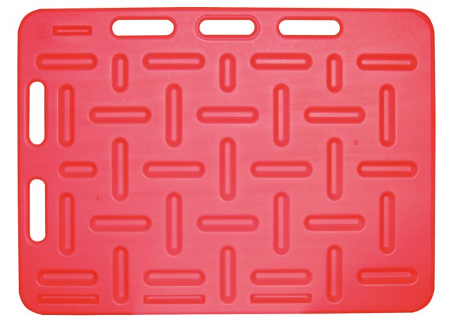 Bild 1 von Schweine-Treibbrett  / (Größe:) 94 cm    x  76 cm / (Farbe:) rot