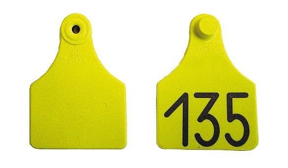 Bild 1 von Allflex-Ohrmarken Gr.2 Lochteil, geprägt  / (Numerierung) 61-80 / (Farbe) blau