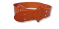 Kunststoff Halsbänder für Schafe und Ziegen  / (Farbe:) orange