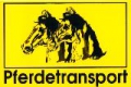 Warnschild  Pferdetransport