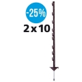 Duopack Vario Pfahl 1,00m Terra (2x10)