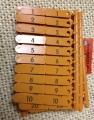Rototag-Ohrmarken, (Tip-Tag) 50er Packung  / (Farbe:) orange / (Nummerierung) 1-50