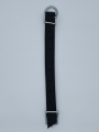 Halsgurt für Jährlinge, 110cm, 40mm breit  / (Farbe:) schwarz
