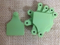 Bild 2 von Allflex-Ohrmarken  Gr.2  Lochteil, neutral  / (Farbe) rot