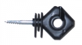 Ring-Isolatoren 25er Btl. eckige Form schwarz