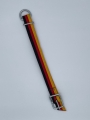 Halsgurt für Jährlinge, 110cm, 40mm breit  / (Farbe:) schwarz-rot-gelb