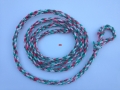 Anbindestrick   3-farbig   2 meter  / (Farbe:) grün-weiß-rot