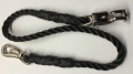 Premium Anbinder mit 2 Haken  / (Farbe:) schwarz