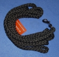 Führstrick mit Bolzenhaken  / (Farbe:) schwarz / (Länge) 200cm