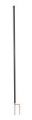Hirsch Pfahl PVC 1,70m schwarz (10)