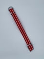 Halsgurt für Jährlinge, 110cm, 40mm breit  / (Farbe:) rot-weiß-rot