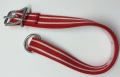 Halsgurt für Rinder u. Pferde, 130cm,  40mm breit  / (Farbe:) rot-weiß-rot