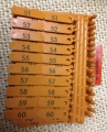 Rototag-Ohrmarken, (Tip-Tag) 50er Packung  / (Farbe:) orange / (Nummerierung) 151-200