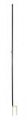 Hirsch Pfahl PVC 2,00m schwarz (10)